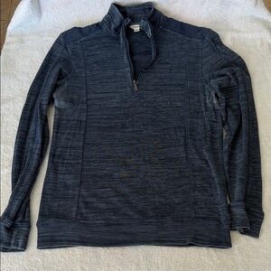 Calvin Klein Men's Dark Blue Zip-Up Sweater